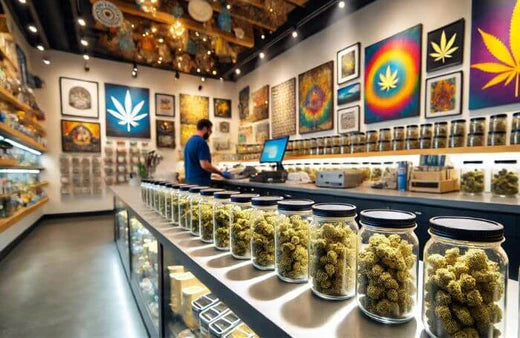 Un dispensario di cannabis negli Stati Uniti