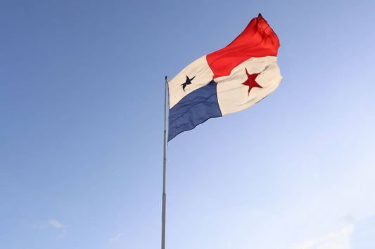 Bandiera di Panama che sventola