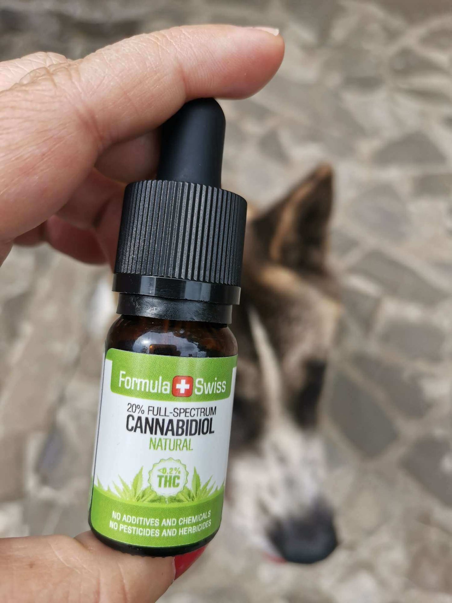 Formula Swiss olio di CBD biologico in olio naturale