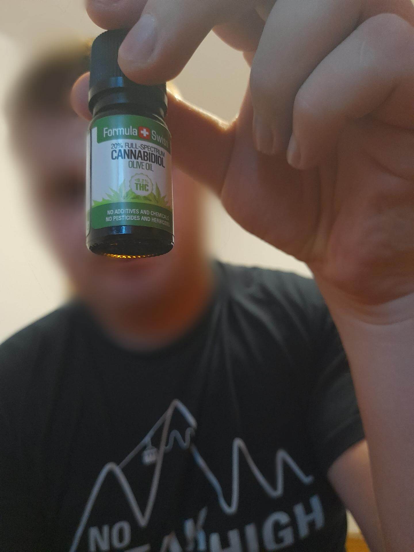 Formula Swiss olio di CBD biologico in olio d'oliva