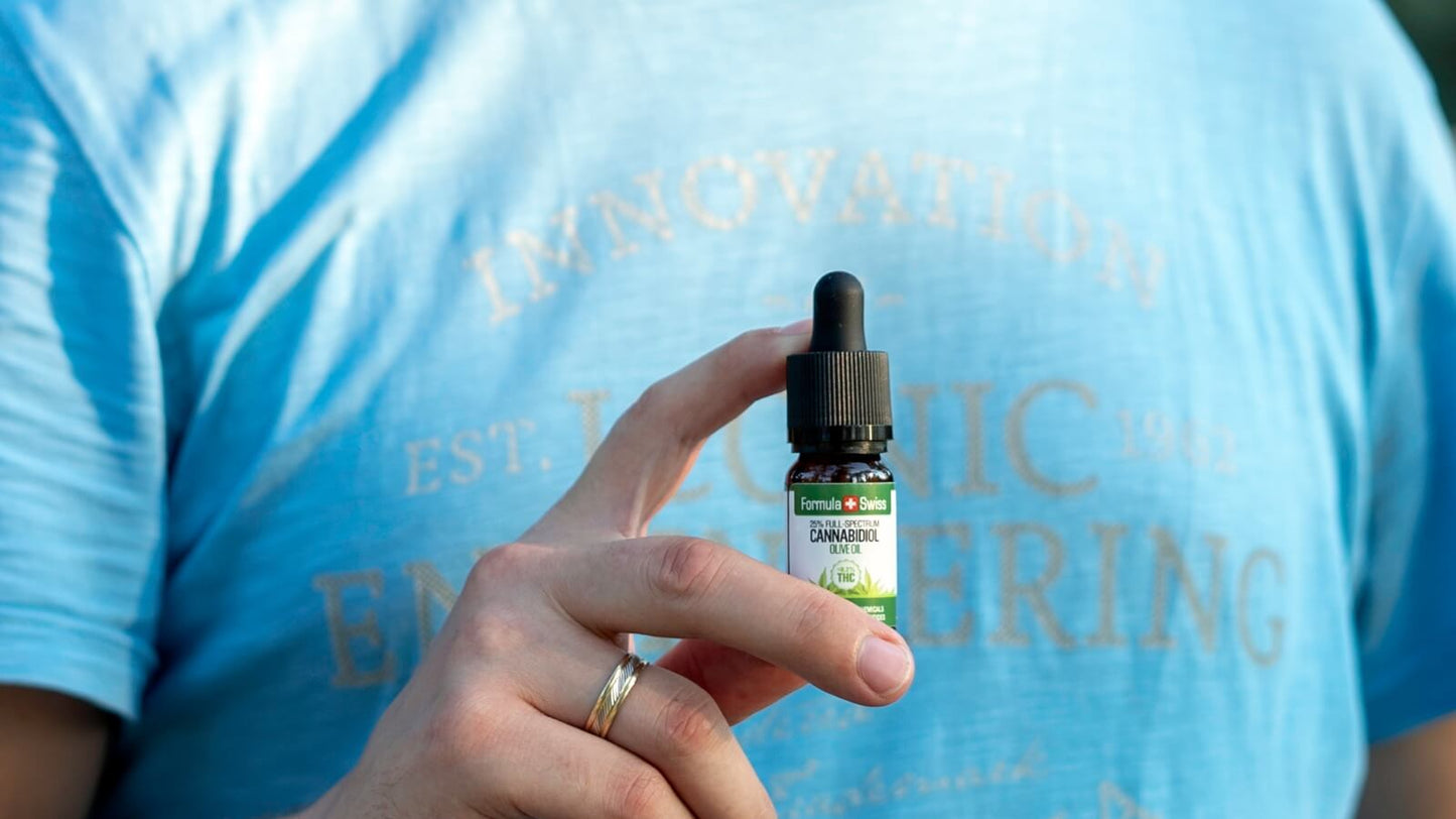 Formula Swiss olio di CBD biologico in olio d'oliva