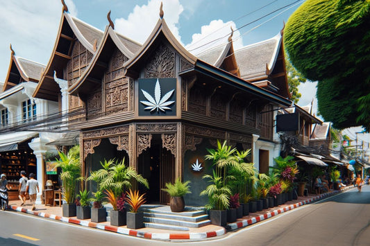 Dispensario di cannabis in Thailandia
