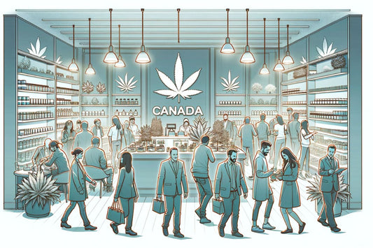 Dispensario di cannabis canadese