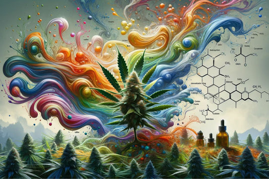 Giretti artistici con la cannabis.
