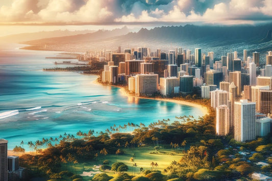 Paesaggio urbano delle Hawaii