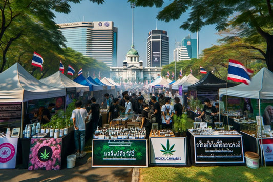 Fiera della cannabis in Thailandia