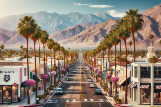Paesaggio a Palm Springs, California