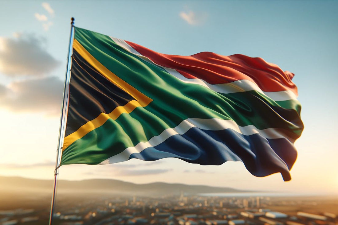 Sventola la bandiera del Sudafrica
