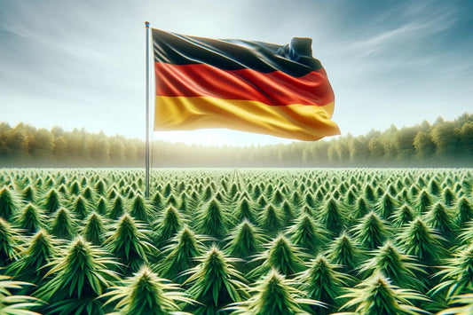 La bandiera tedesca nel campo della cannabis
