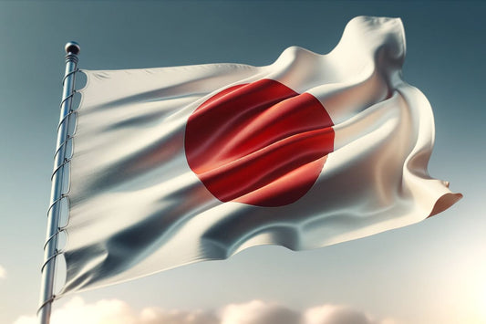 Sventola la bandiera del Giappone