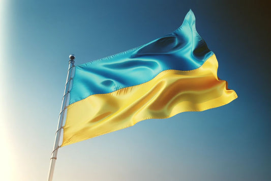 Sventola la bandiera dell'Ucraina