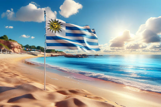 Sventola la bandiera dell'Uruguay