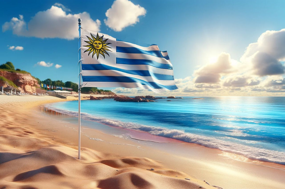 Sventola la bandiera dell'Uruguay