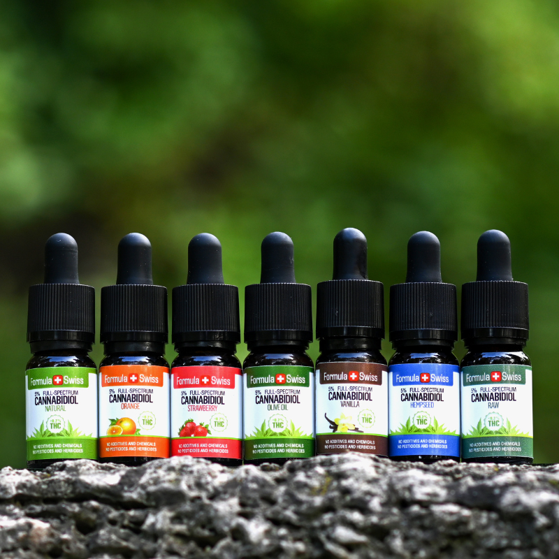 Olio di cannabis biologico dalla Svizzera