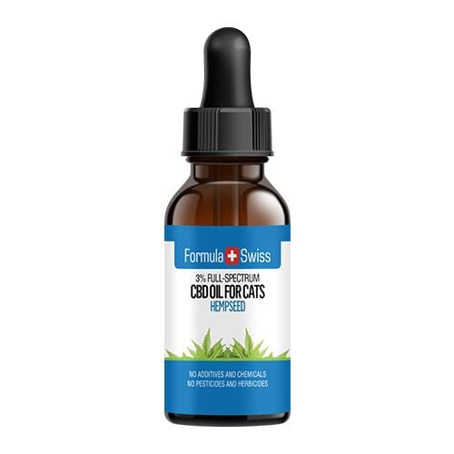 Olio di CBD di gatti nell'olio di semi di canapa