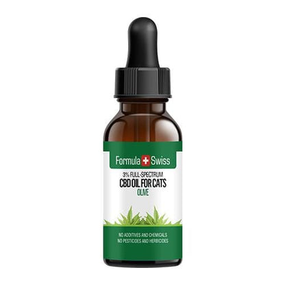 Olio di CBD di gatti nell'olio d'oliva
