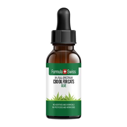 Olio di CBD di gatti nell'olio d'oliva