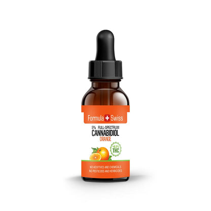 Olio di CBD in Olio d'arancia 0,2% THC