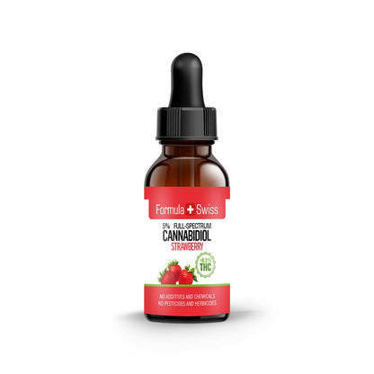 Olio di CBD in olio di fragola 0,0% THC