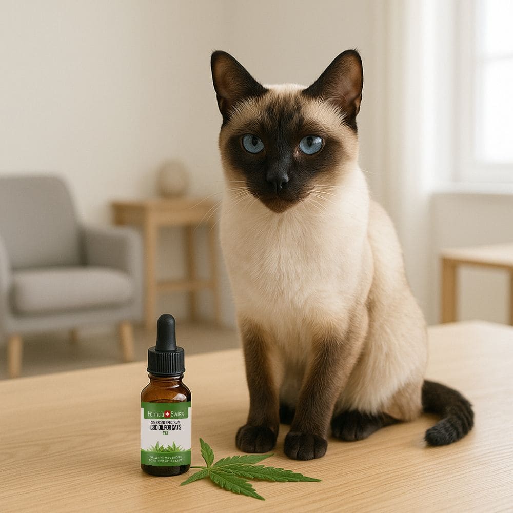 Olio di CBD per l'olio di gatti MCT