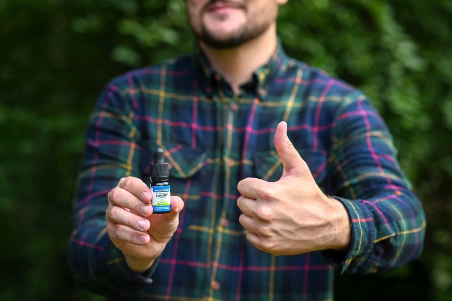 Olio di CBD biologico svizzero in olio di semi di canapa