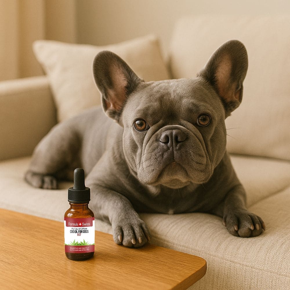 Olio CBD per cani manzo