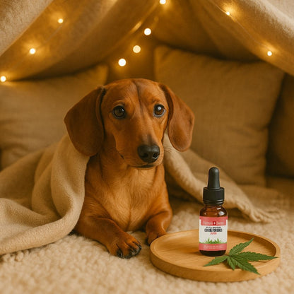 Olio CBD per cani salmone