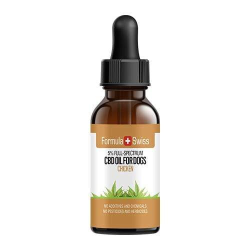 Olio di CBD in olio MCT con aroma di pollo per cani