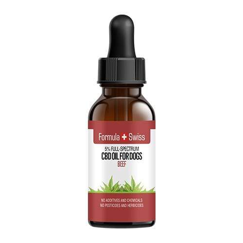 Olio di CBD in olio MCT con aroma di manzo per i cani